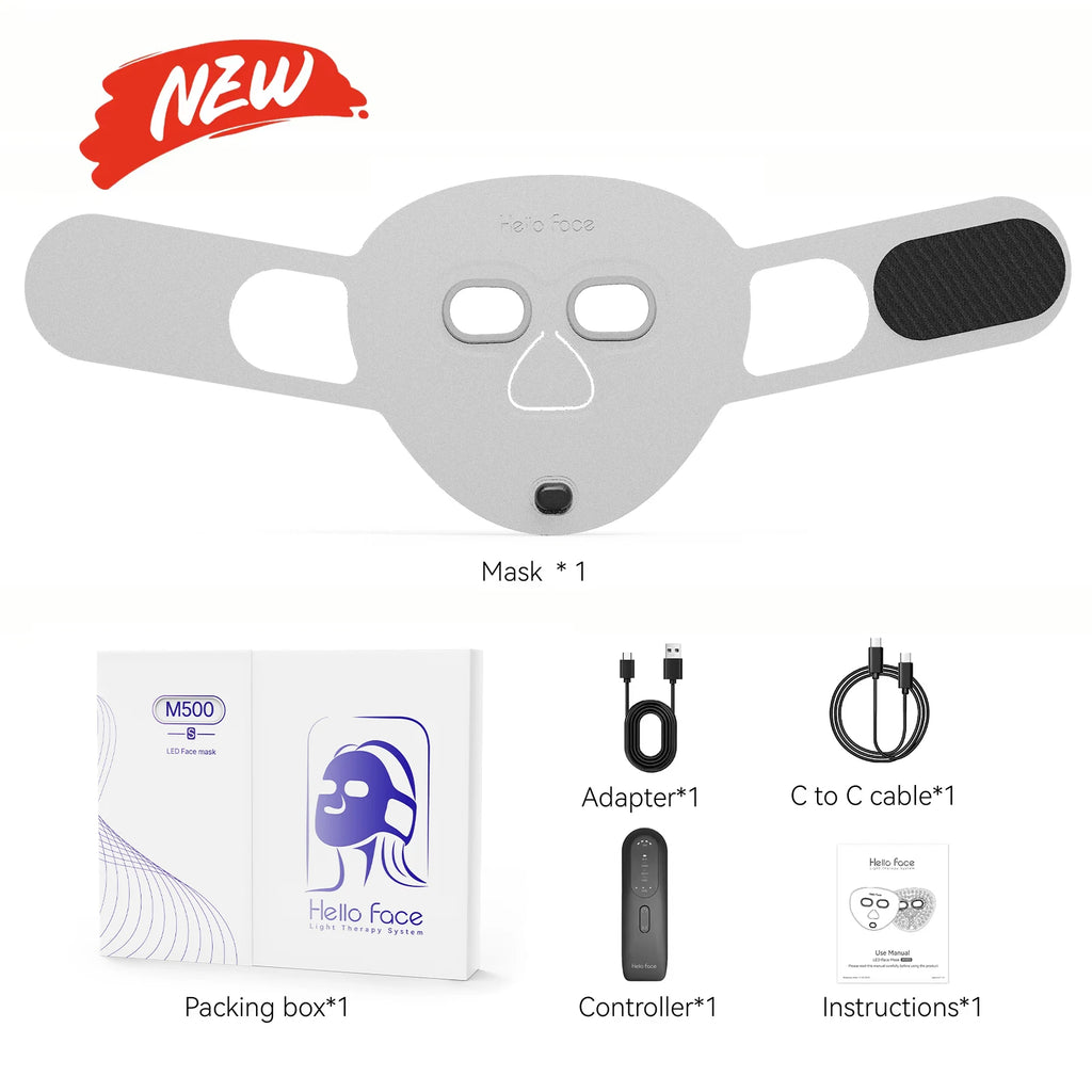 Pura Forma Hello Mask — Terapia LED Gift Edition