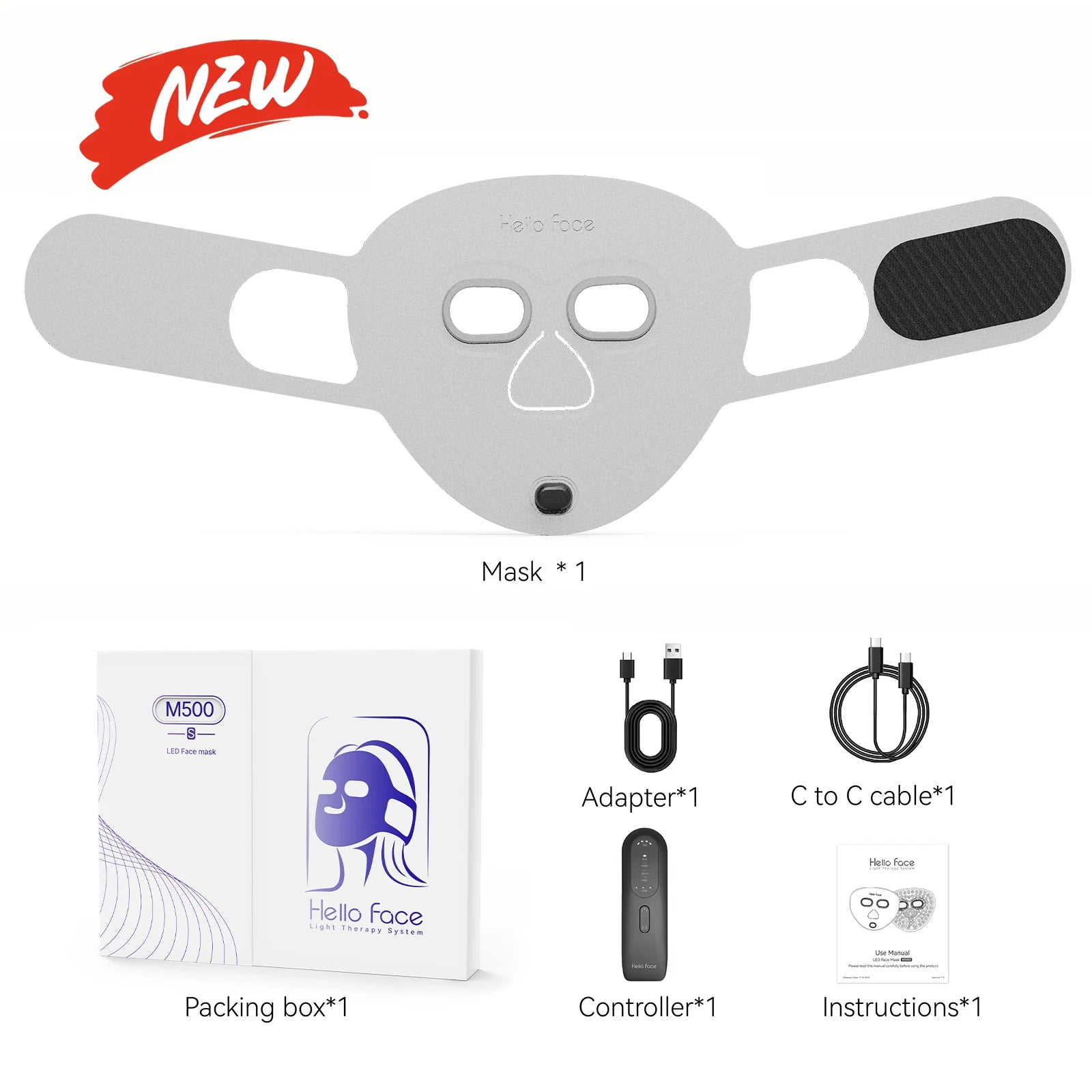 Pura Forma Hello Mask — Terapia LED Gift Edition